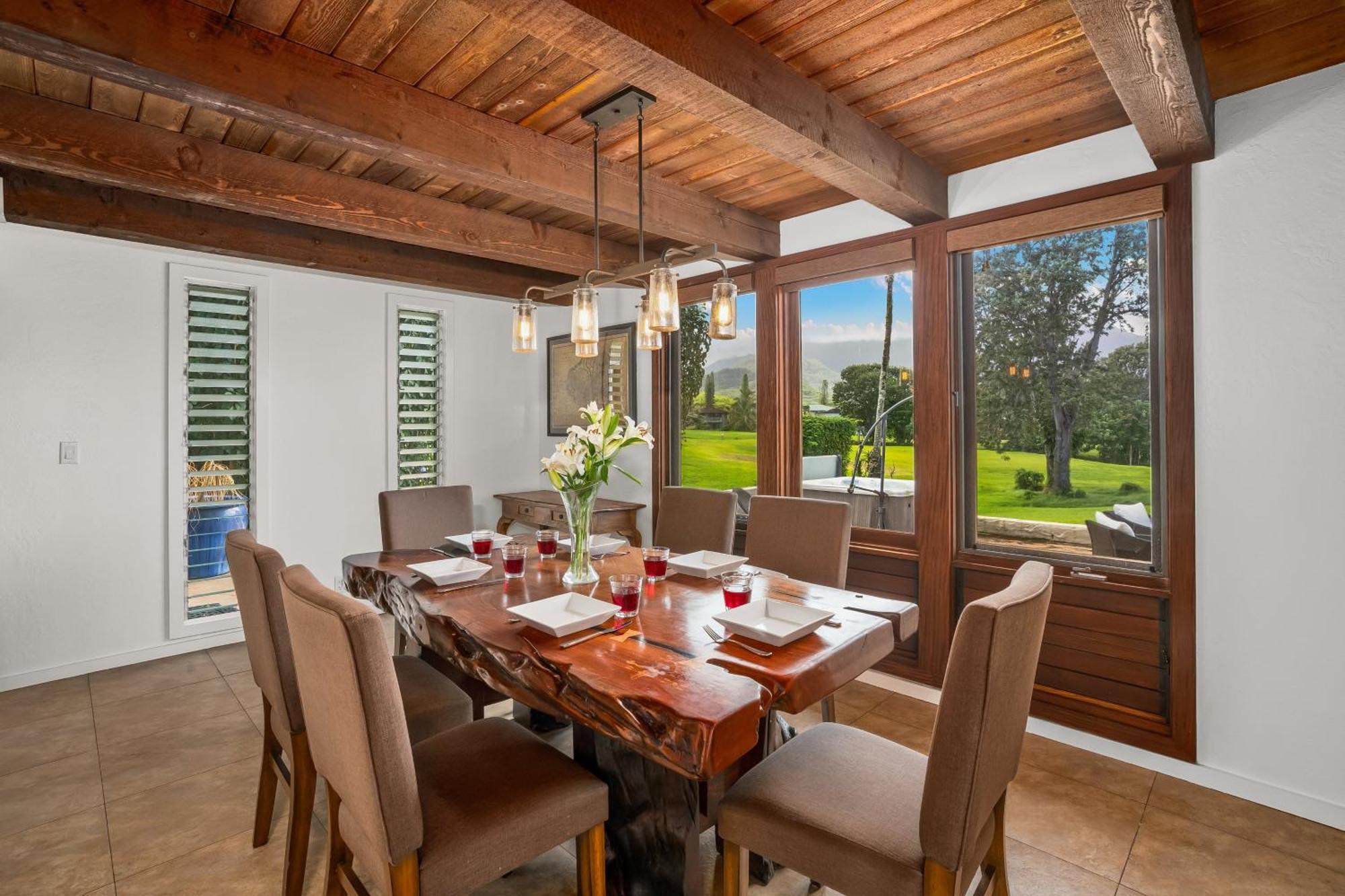 Coral Hale 5Br 3Ba Luxury Home, Ac, Hot Tub And Stunning Views Princeville Exterior foto